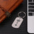 Metal Engraved Chain Keyring and Charm Bag Key 1 Chain Car Q and Square Decoration Spades 3cm Pendant Crown 18inch Gift