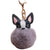 Cute Animal Pompom Pendant Key Chain 8 cm/3.1inch Ball Cartoon Bag Decoration Holder, Accessory Keyring Holder