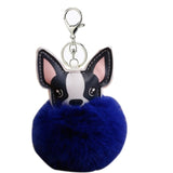 Cute Animal Pompom Pendant Key Chain 8 cm/3.1inch Ball Cartoon Bag Decoration Holder, Accessory Keyring Holder